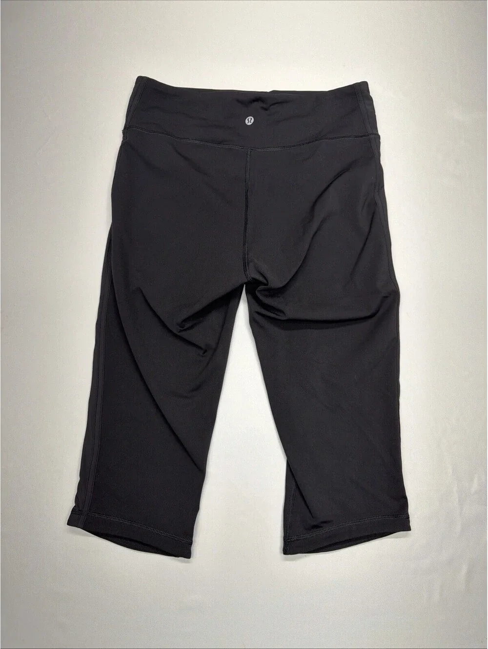 Lululemon Athletica Women's Black Cropped Capri Leggings Size 10